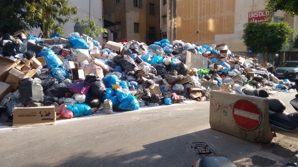 Hamra Buried In Trash